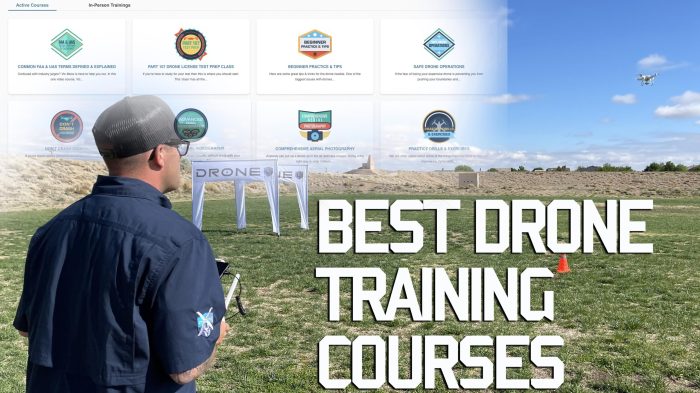 Drone training ground pilot courses