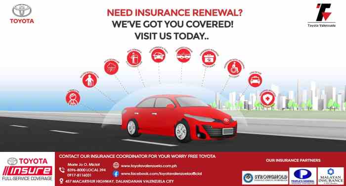 Insurance toyota comprehensive looking