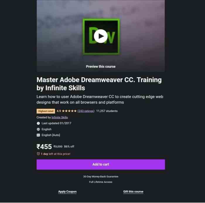 Adobe courses online