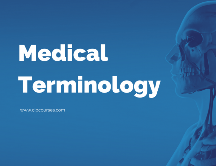 Medical terminology online courses