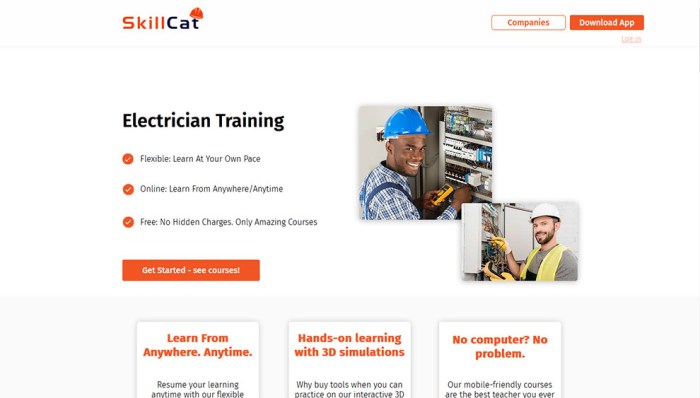 Online electrical courses