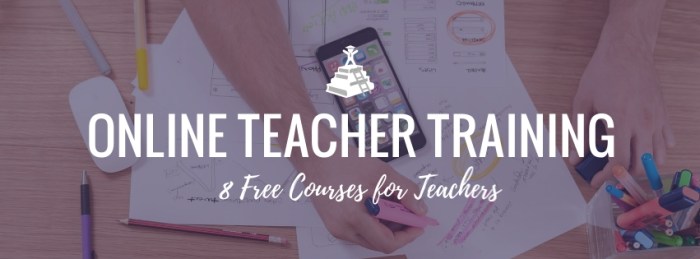 Online teacher training courses with certificate